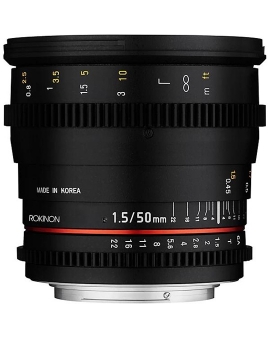 Rokinon Cine DS 50mm T1.5 Cine Lens for Micro Four Thirds