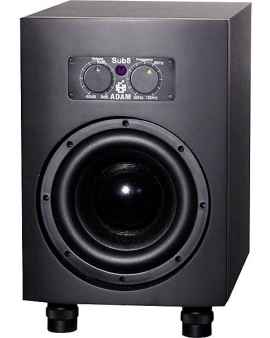 ADAM Audio Sub8 8" Powered Studio Subwoofer (Each) Black