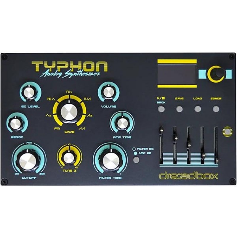 Dreadbox Typhon analog synthesizer premium music gear for rich sound and versatile analog modulation