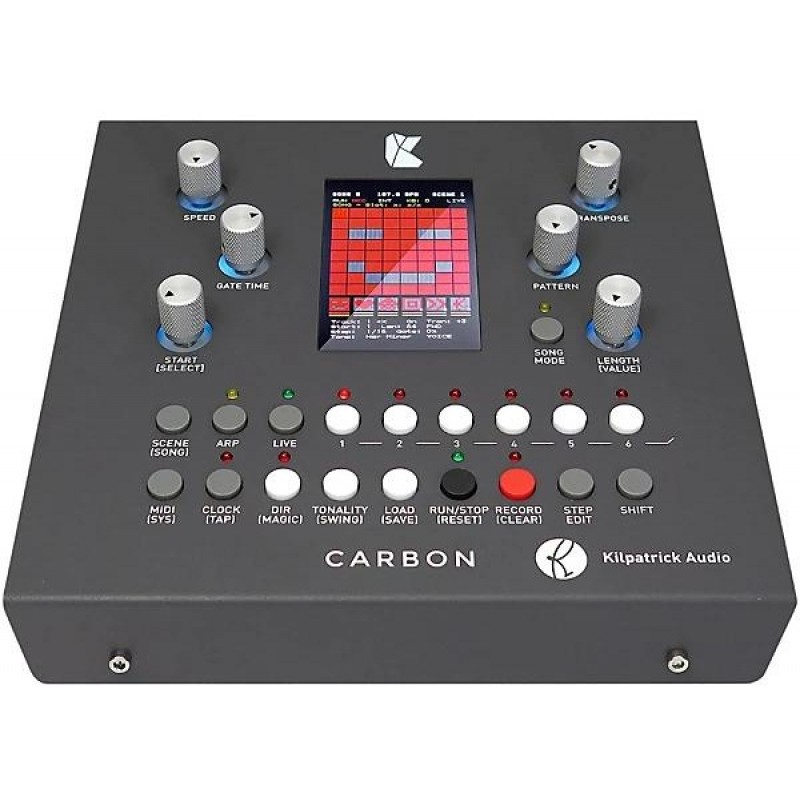 Kilpatrick Audio CARBON sequencer performance system with advanced MIDI sequencing and real time control for music production