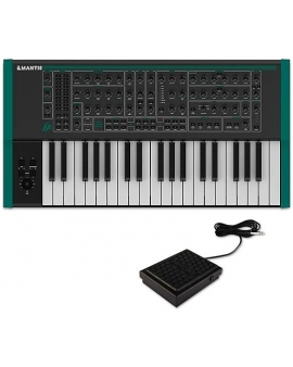 PWM Instruments Mantis Hybrid Synthesizer Keyboard With Metal Sustain Pedal
