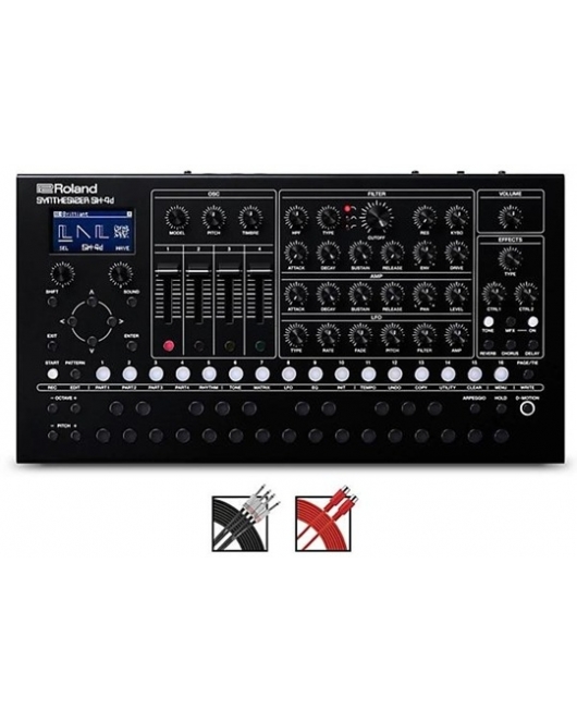 Roland SH 4d Compact Desktop Synth With Cables Roland SH 4d Compact Desktop Synth With Cables