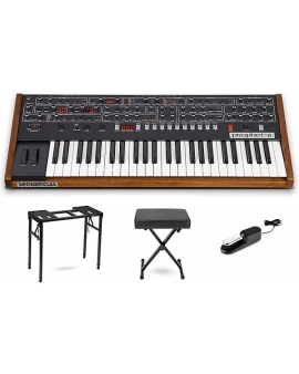 Sequential Prophet-6 6-Voice Polyphonic Analog Synthesizer Essentials Bundle