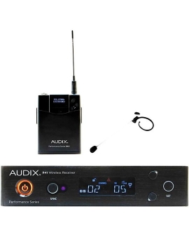 Audix AP41 HT7 Wireless Microphone System with R41 Diversity Receiver, B60 Bodypack and HT7 Headworn Microphone Band B Black