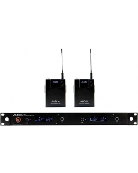 Audix AP42 BP Wireless Microphone System with R42 Two Channel Diversity Receiver and Two B60 Bodypack Transmitter (Microphone Not Included) Band B