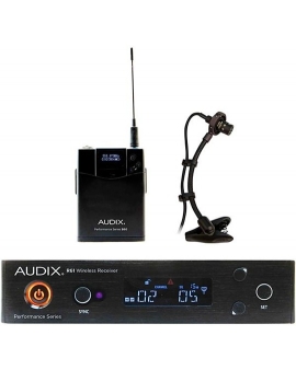 Audix AP61 SAX Wireless Microphone System with R61 True Diversity Receiver, B60 Bodypack Transmitter and ADX20I Clip-on Condenser Microphone 522-586 MHz