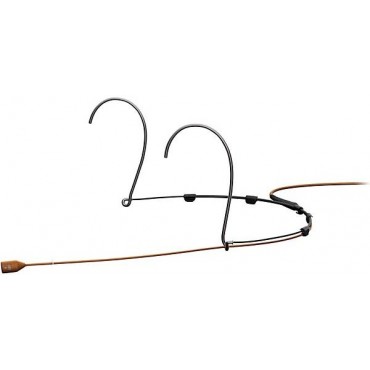 DPA Microphones 4088 CORE Directional Headset Microphone with TA4F Connector for Shure Wireless Brown