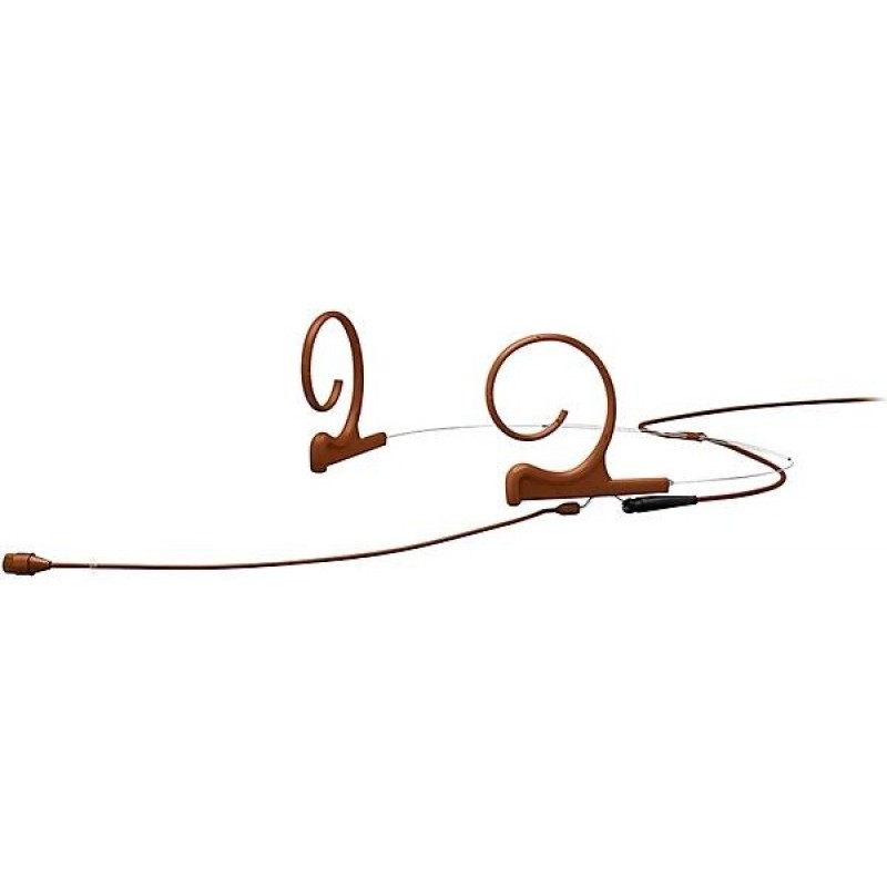 DPA 4266 CORE omni flex headset microphone brown 110 mm boom with TA4F Mini XLR connector for broadcast theatre and live performance