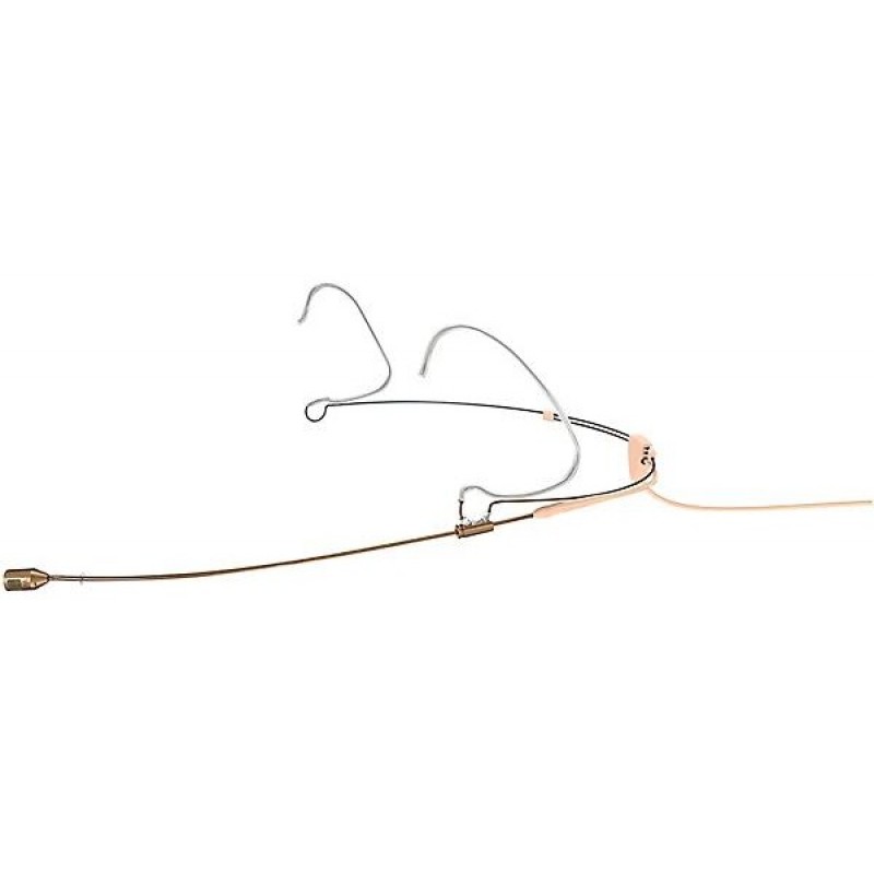 DPA 4488 CORE directional headset microphone beige with MicroDot connector for professional broadcast theater and stage use