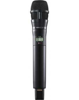 Shure ADX2/8CB Digital Handheld Wireless Microphone Transmitter with Nexadyne 8/C Cardioid Capsule (G57: 470 to 608 + 614 to 616 MHz) Band G57 Black