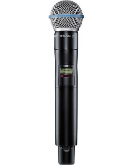 Shure Axient Digital AD2/B58 Wireless Handheld Microphone Transmitter With BETA 58A Capsule Band G57