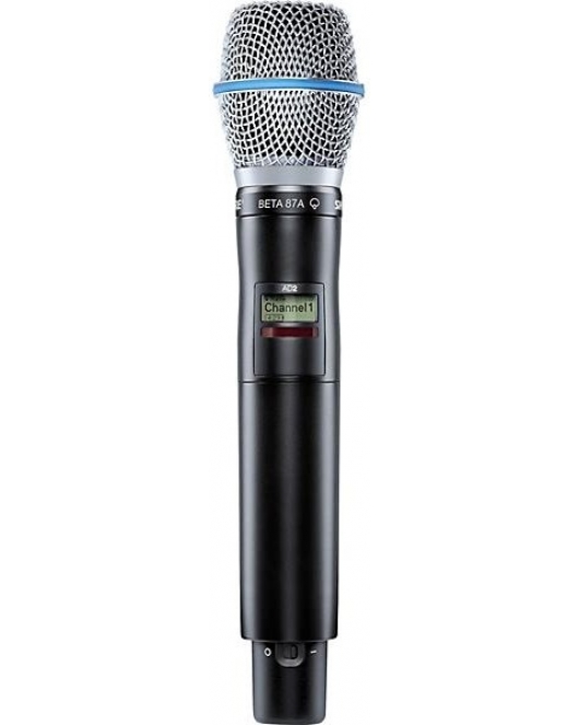 Shure AD2 B87A Wireless Transmitter Band G57 Shure AD2 B87A Wireless Transmitter Band G57