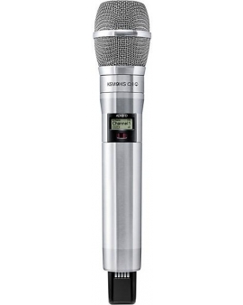 Shure Axient Digital ADX2FD/K9HSN Wireless Handheld Microphone Transmitter With KSM9HS Capsule in Nickel Band G57
