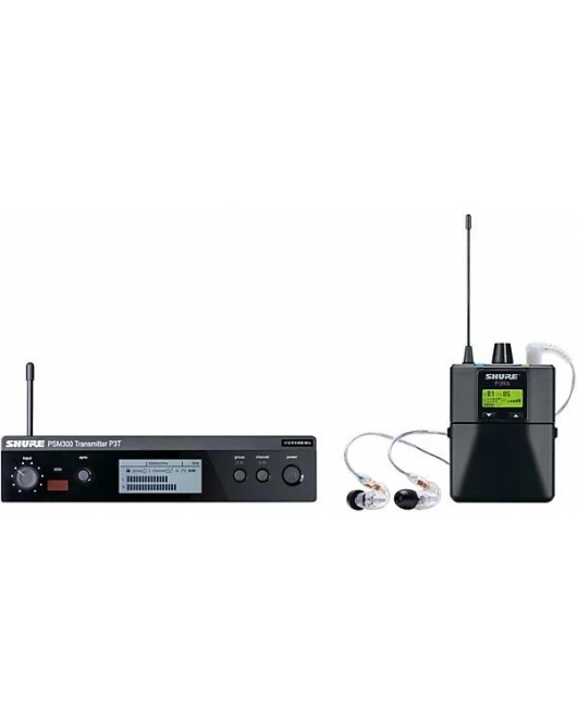 Shure PSM 300 G20 Wireless Monitor with SE215 Clear Shure PSM 300 G20 Wireless Monitor with SE215 Clear