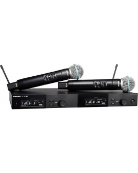 Shure SLXD24D/B58 Dual Wireless Vocal Microphone System With BETA 58 Band G58