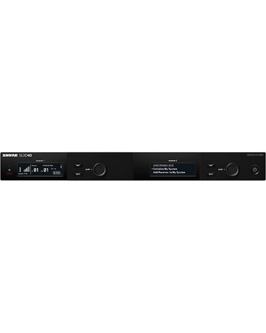 Shure SLXD4D Dual Channel Wireless Receiver G58 Shure SLXD4D Dual Channel Wireless Receiver G58