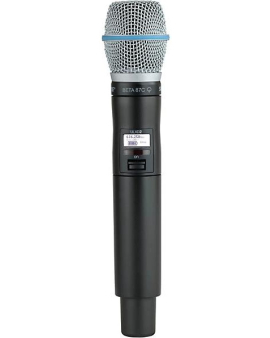 Shure ULXD2/B87C Handheld Transmitter With BETA 87C Microphone Band J50A