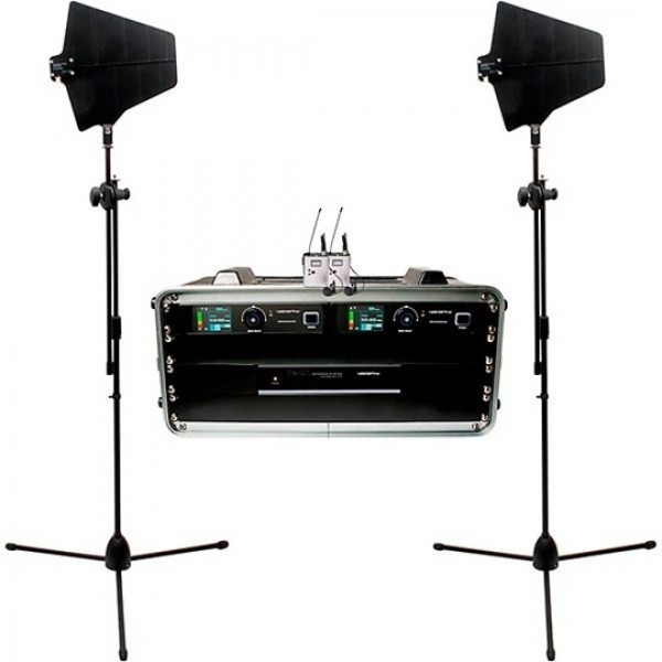 VocoPro BENCHMARK-DUAL-BP 2-Channel True Diversity Body Pack and Lavalier Microphone System 902- 927.2mHz