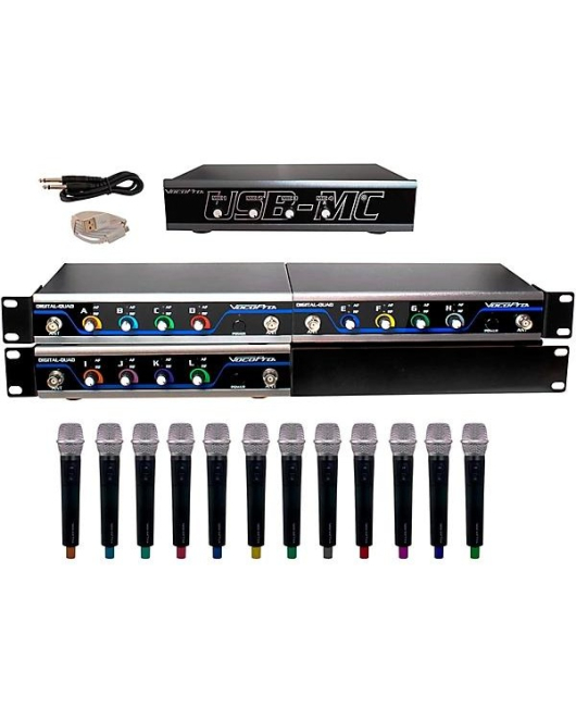 VocoPro USB ACAPELLA 12 Wireless Microphone System VocoPro USB ACAPELLA 12 Wireless Microphone System