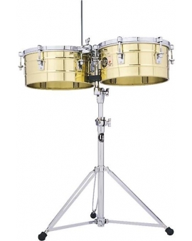 LP LP257-B Tito Puente 14" and 15" Brass Timbales