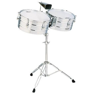 LP M257 Matador Series 14" and 15" Steel Shell Timbales Set