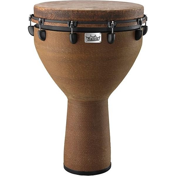 Remo Mondo Designer Series Key-Tuned Djembe Earth 28 x 18 in.