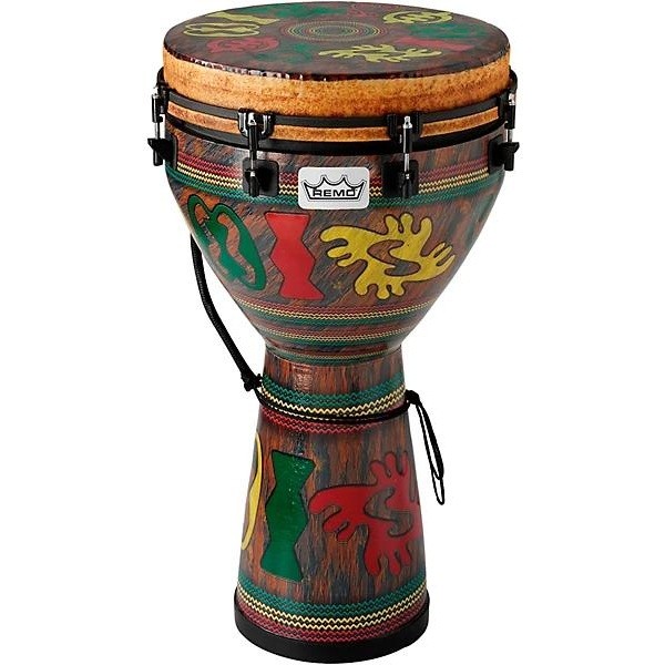 Remo Mondo Key-Tuned Djembe Adinkra