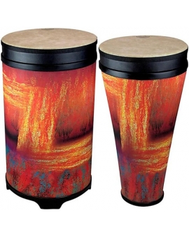 Remo Versa Timbau and Tubano Drums Nested Pack Sedona Orange