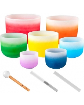 Sela Crystal Singing Bowl Chakra Set 432 Hz