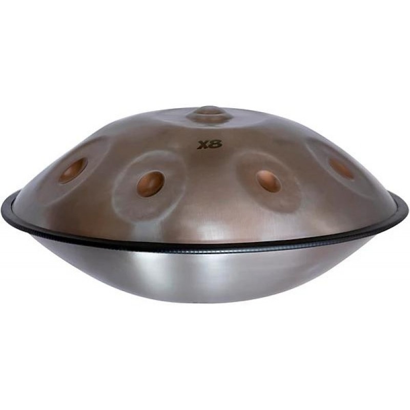 X8 Drums Vintage Series Pro Handpan G Oxalis stainless steel 9 notes handpan with padded bag for meditation and music